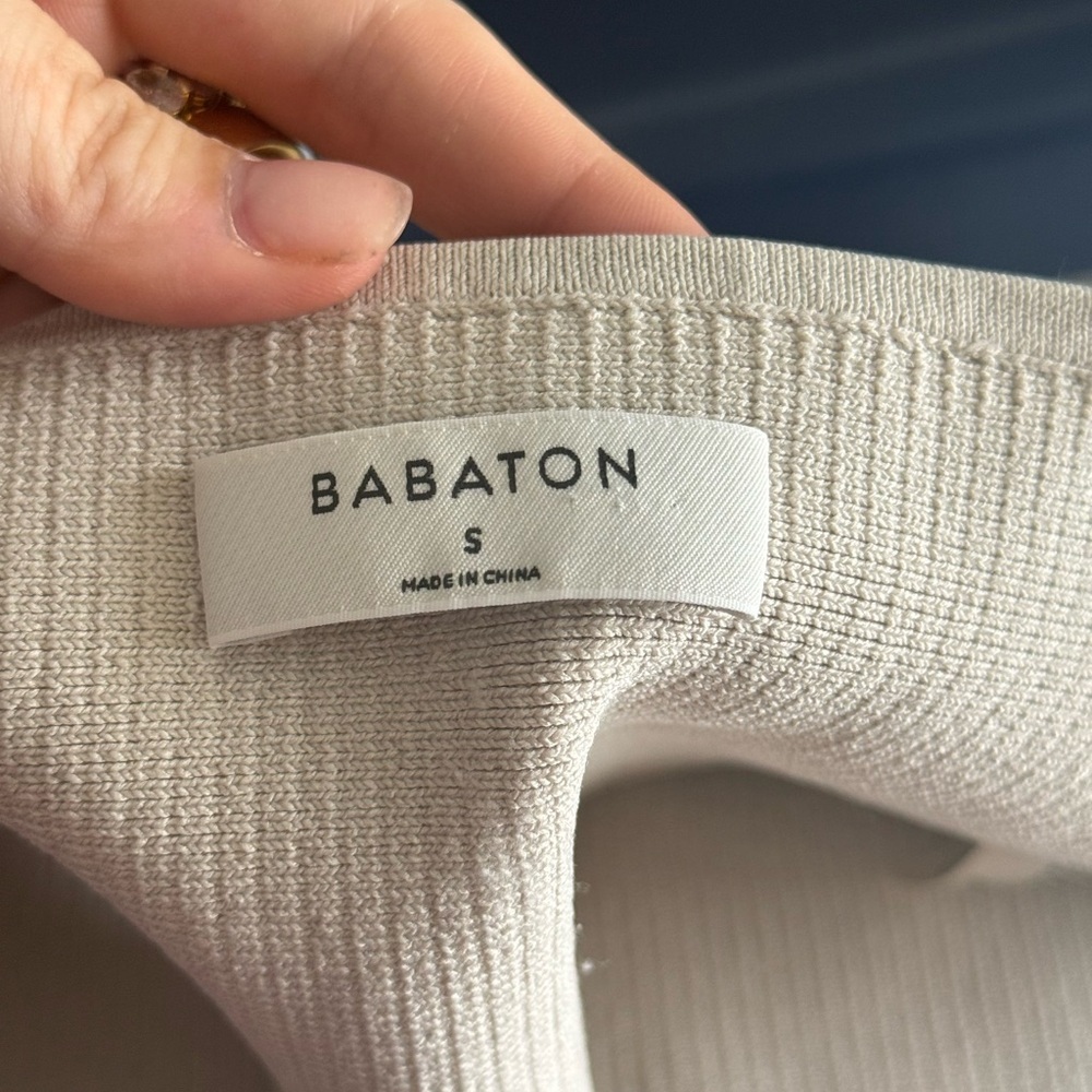 Babaton Sculpt Knit Squareneck Cropped Tank - Picture 5 of 7